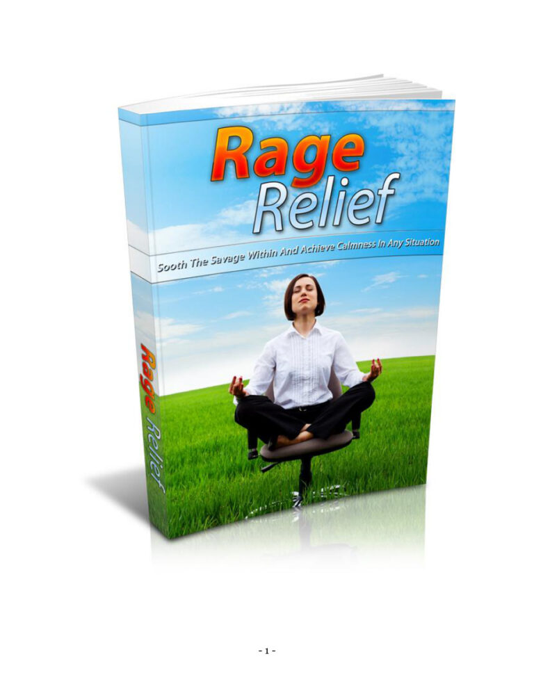 Rage Relief PDF Download – Unknown Author