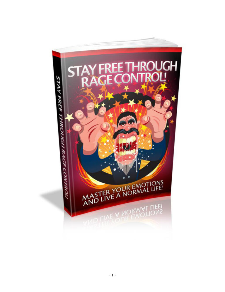 Stay Free Through Rage Control PDF Download – Unknown Author