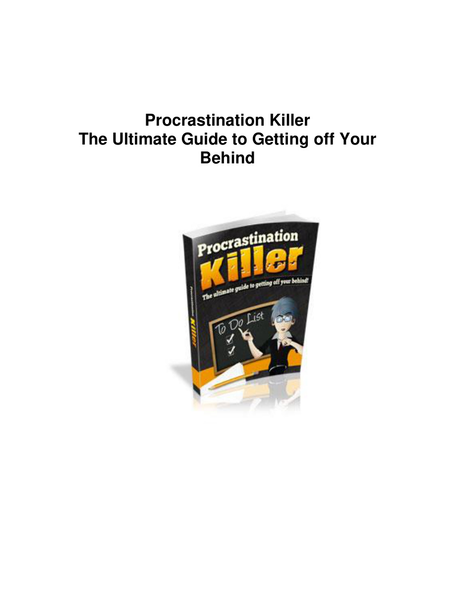 Procrastination Killer PDF Download