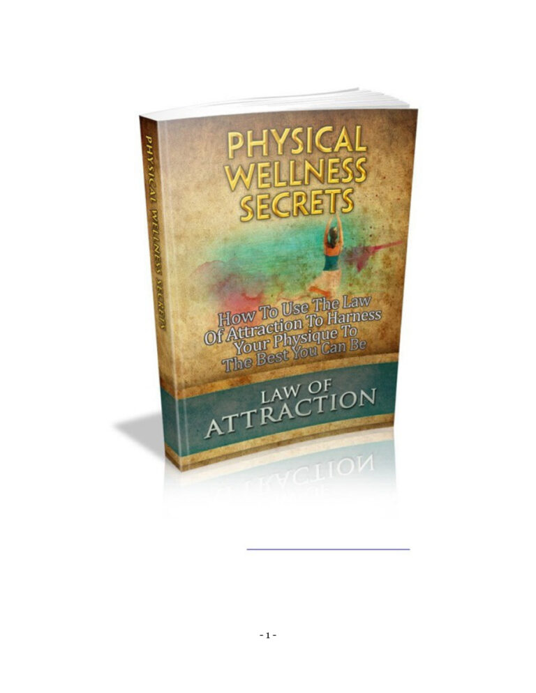 Physical Wellness Secrets PDF Download – Unknown Author