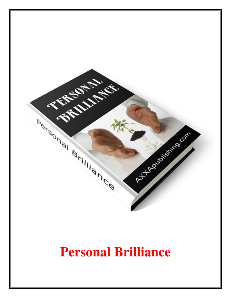 Personal Brilliance PDF Download – Unknown Author