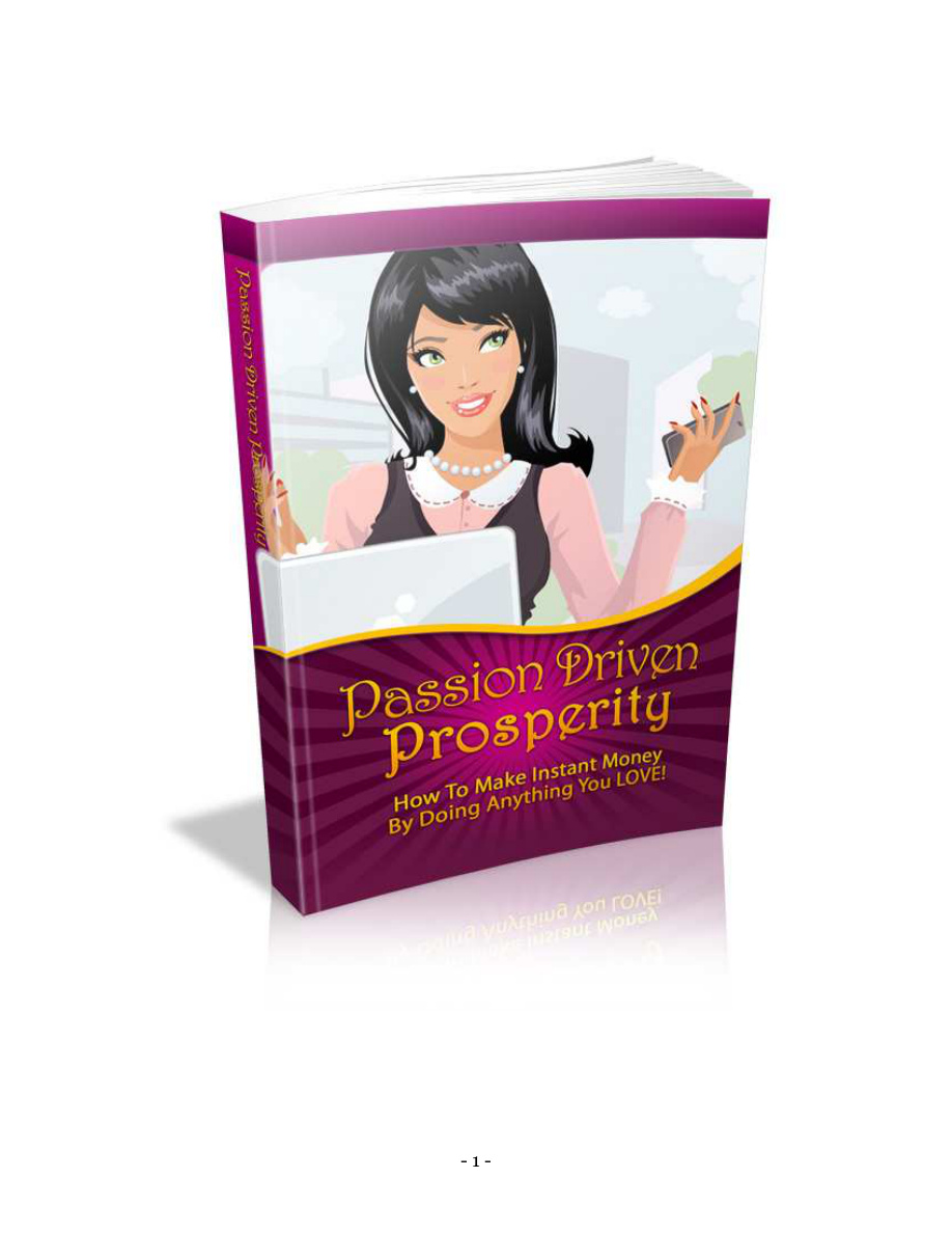 Passion Driven Prosperity PDF Download