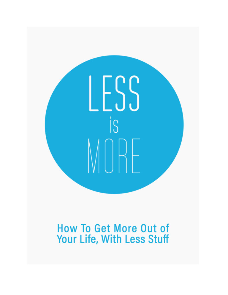 Less is More PDF Download – Unknown Author