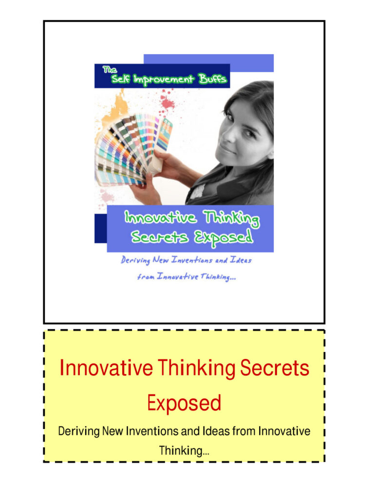Innovative Thinking Secrets Exposed PDF Download – Unknown Author