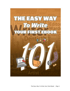 686235f32acea the easy way to write your first e book Kitap Kapağı