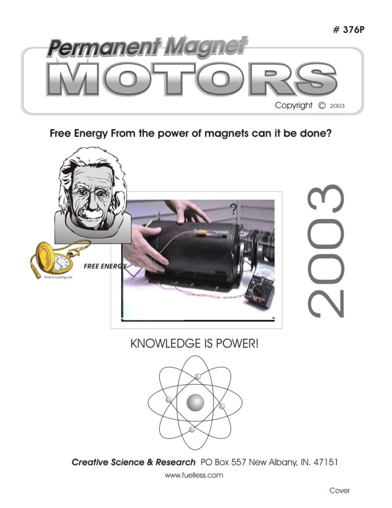 Permanent Magnet Motor: Free Energy from the Power of Magnets PDF Download – Unknown Author