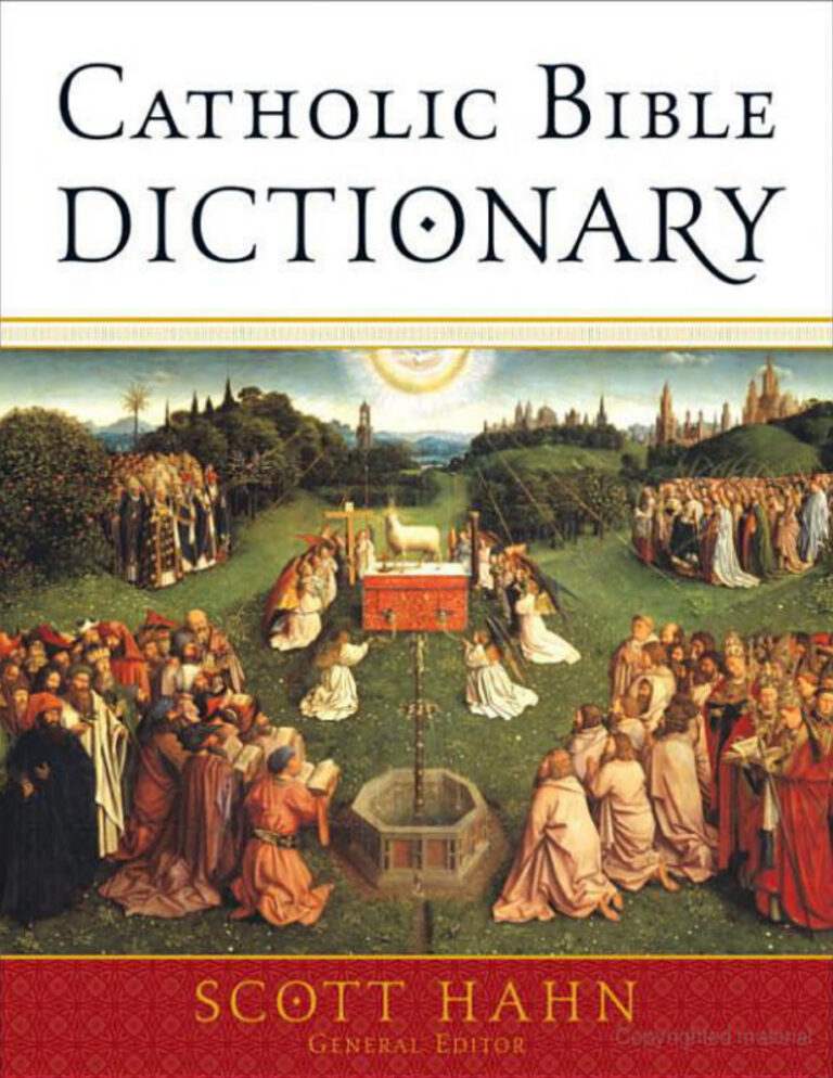 Catholic Bible Dictionary PDF Download – Scott Hahn