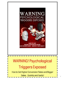 68650eb67d964 warning psychological triggers exposed how to get higher conversion rates and bigger sales quickly and easily Kitap Kapağı