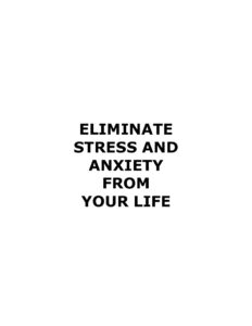 6866d02d35bfb how to eliminate stress and anxiety from your life Kitap Kapağı