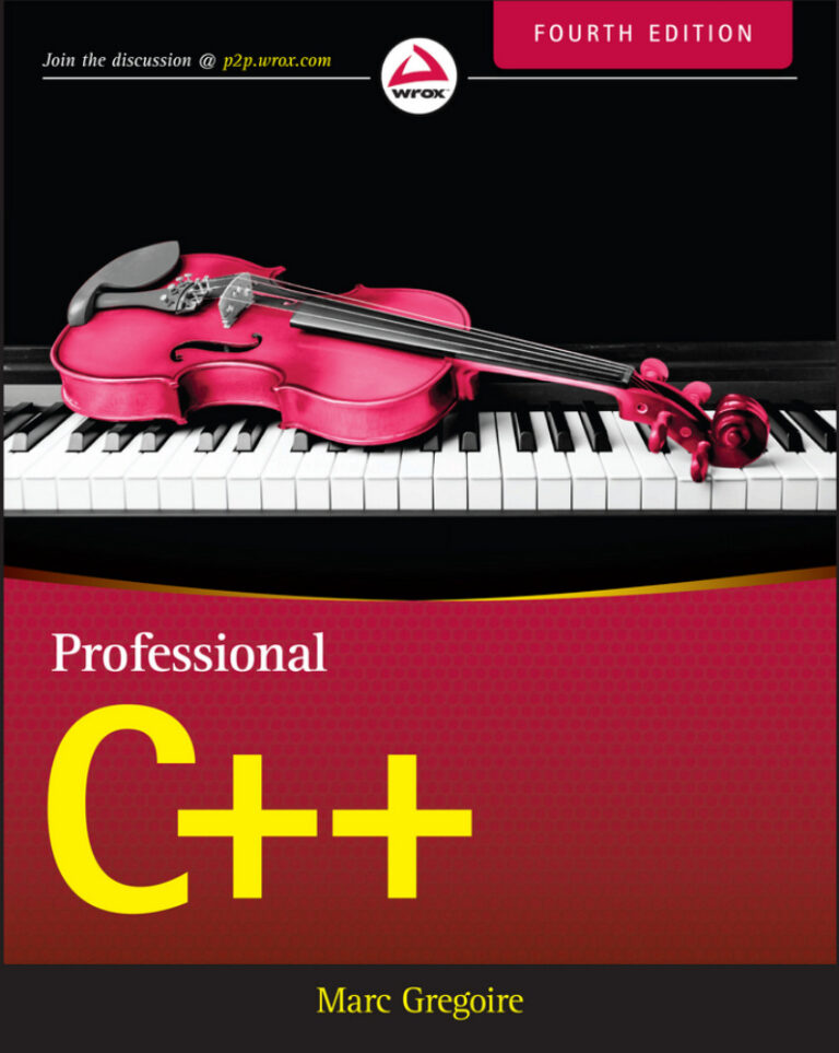 Professional C++ (Fourth Edition) PDF Download – Marc Gregoire