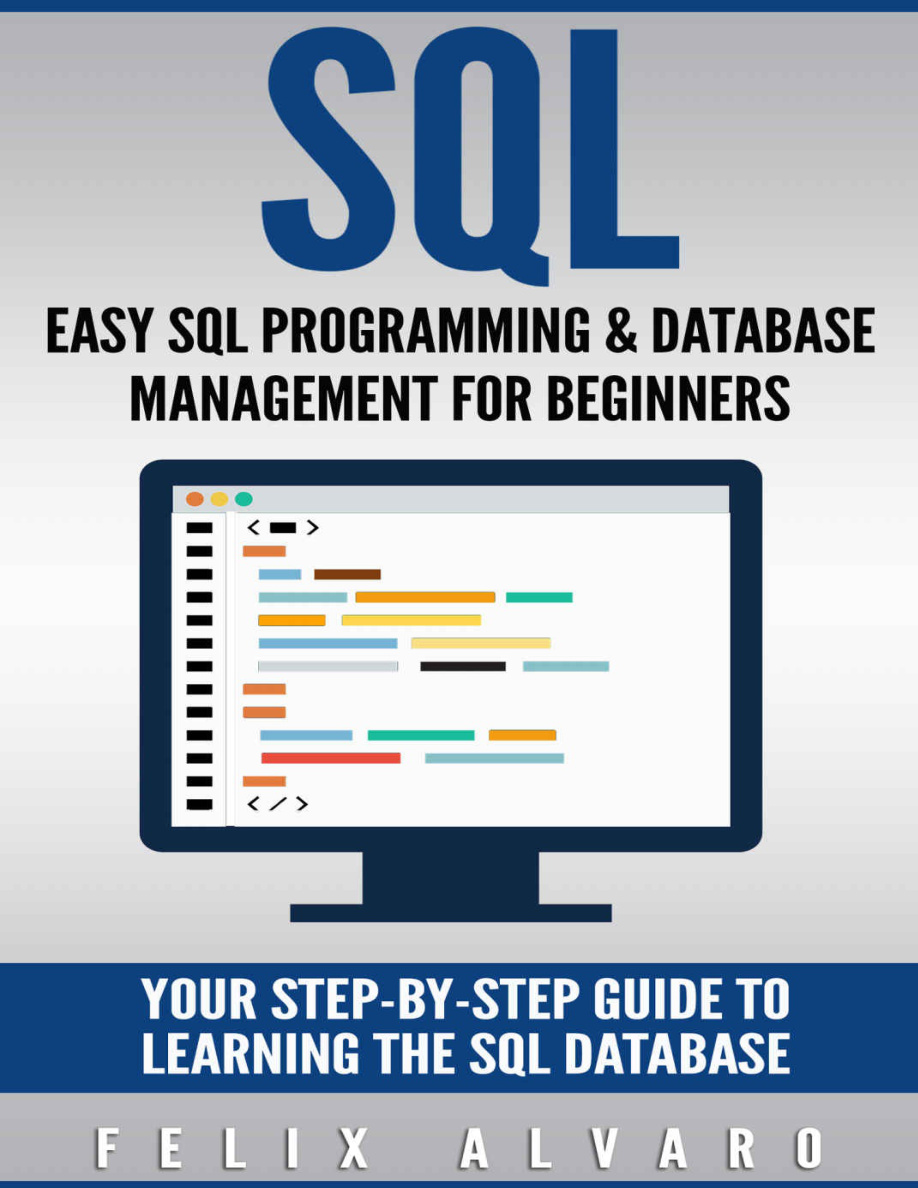 Easy SQL Programming PDF Download