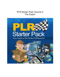 686a063760b65 plr starter pack volume 3 the expert your guide to perfect plr starter Kitap Kapağı