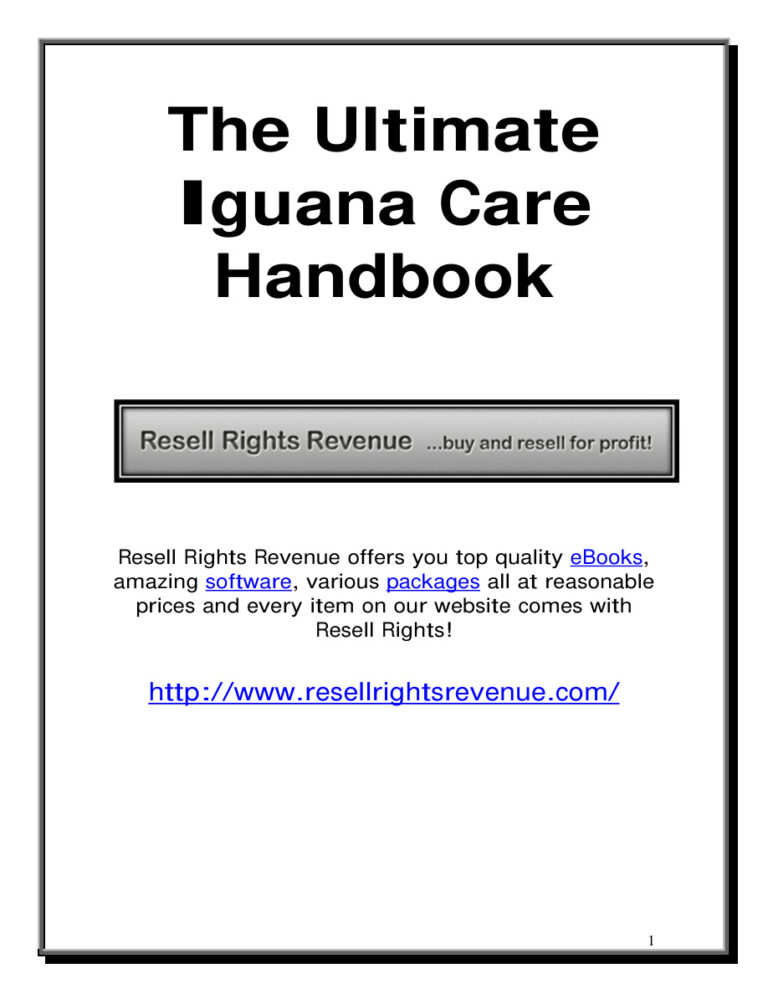 686bd4f0dceee the ultimate iguana care handbook Kitap Kapağı