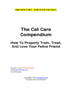 686bd81e7982e the cat care compendium how to properly train treat and love your feline friend Kitap Kapağı