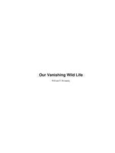686bf6a8cebaa our vanishing wild life william t hornaday Kitap Kapağı