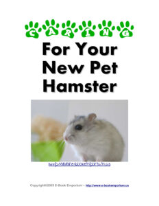 686d3f1fdcd73 for your new pet hamster Kitap Kapağı