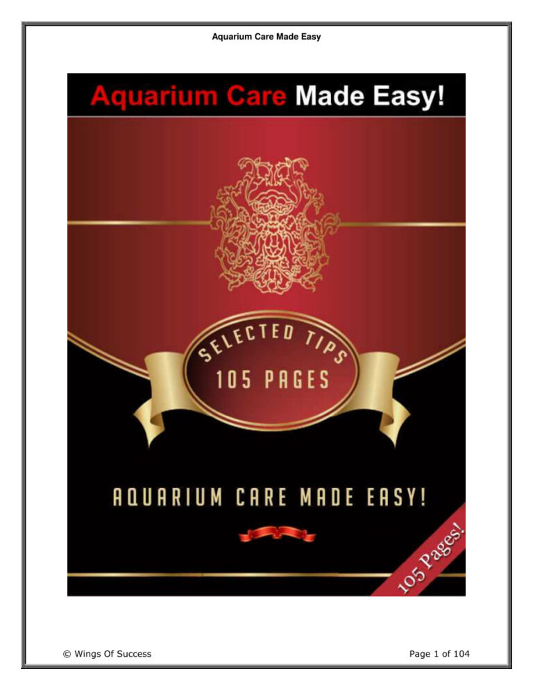 686d9aab8f701 aquarium care made easy Kitap Kapağı
