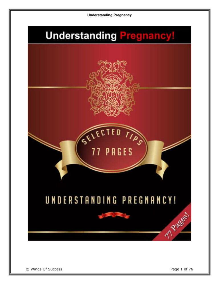 Understanding Pregnancy PDF Download – Unknown Author