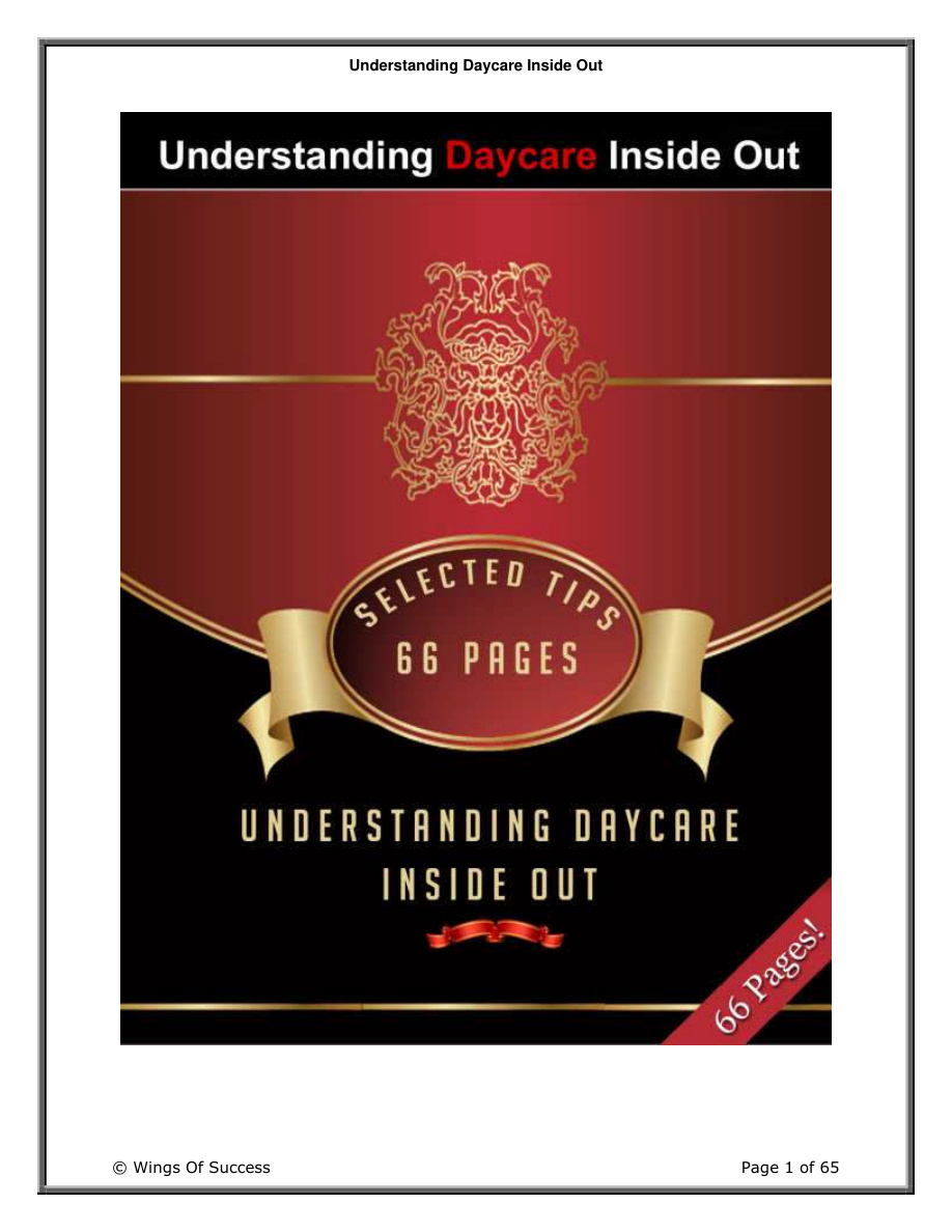 Understanding Daycare Inside Out PDF Download