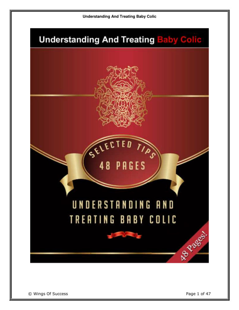 Understanding and Treating Baby Colic PDF Download – Unknown Author