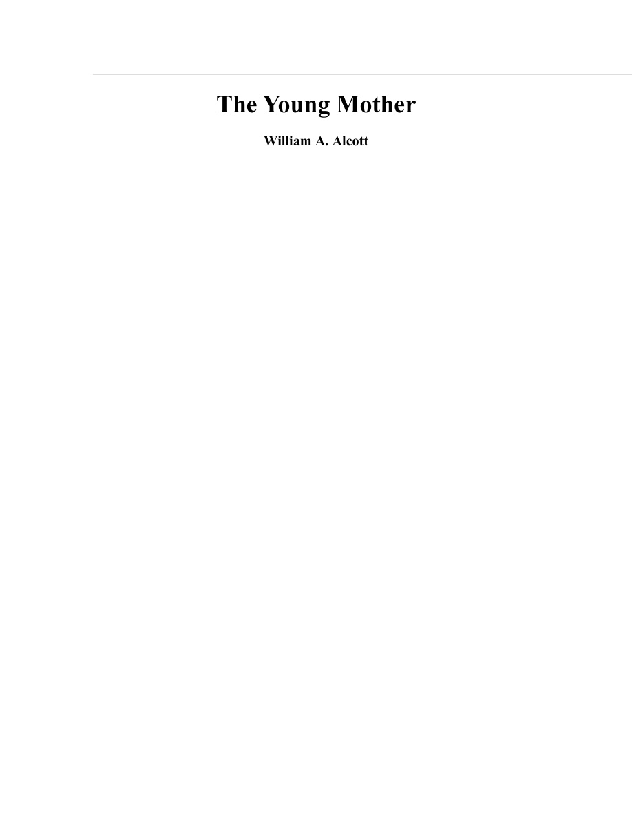 The Young Mother PDF Download