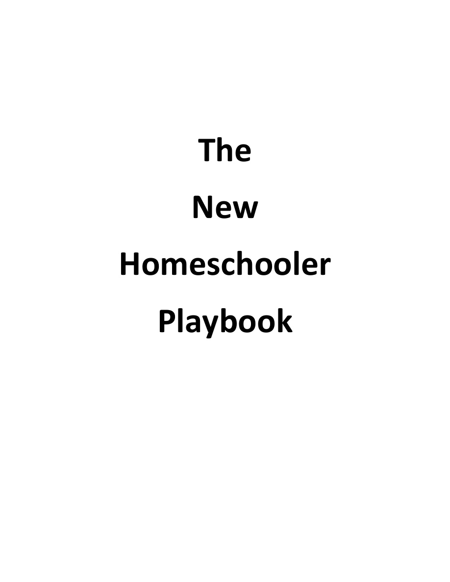 The New Homeschooler Playbook PDF Download