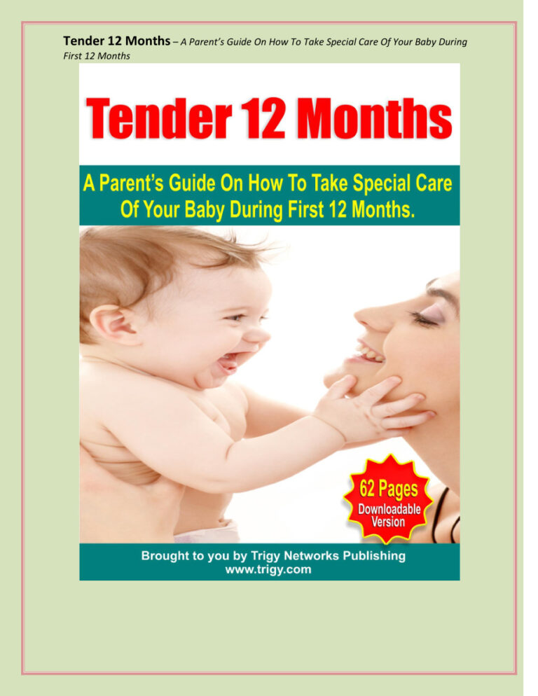 Tender 12 Months PDF Download – Unknown Author