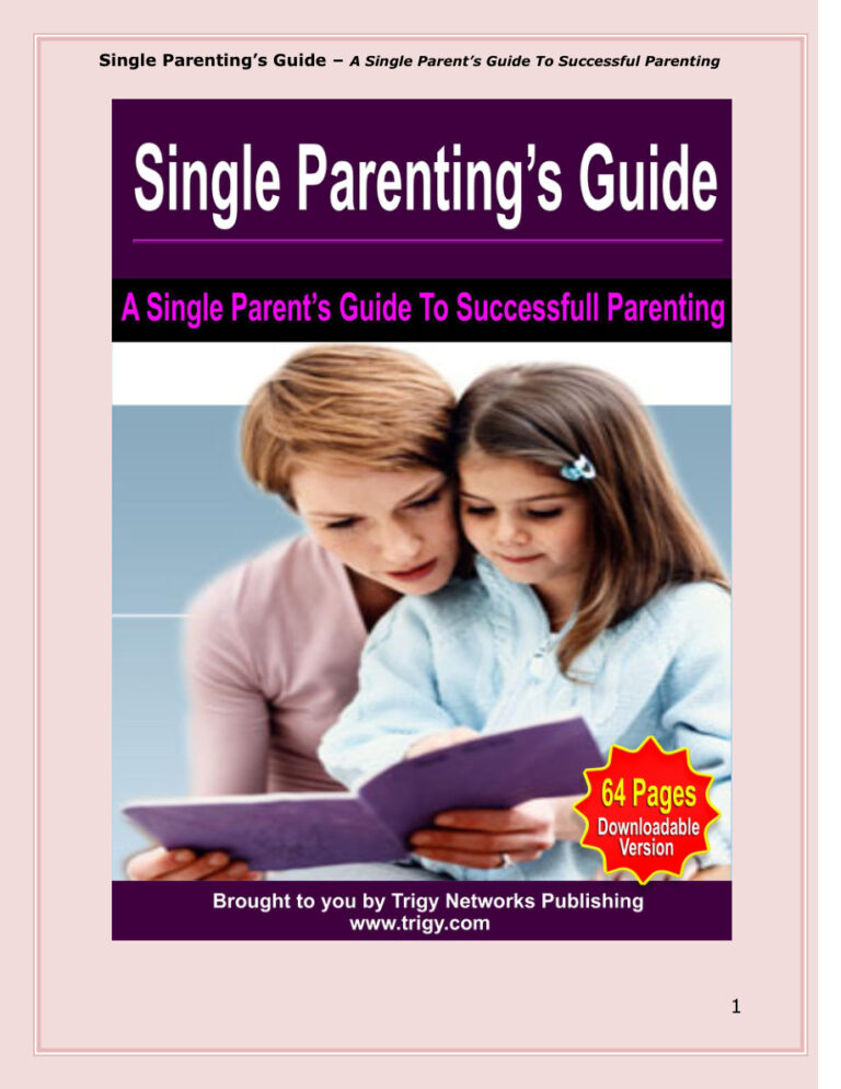 686ff26881cb1 single parenting s guide a single parent s guide to successful parenting Kitap Kapağı