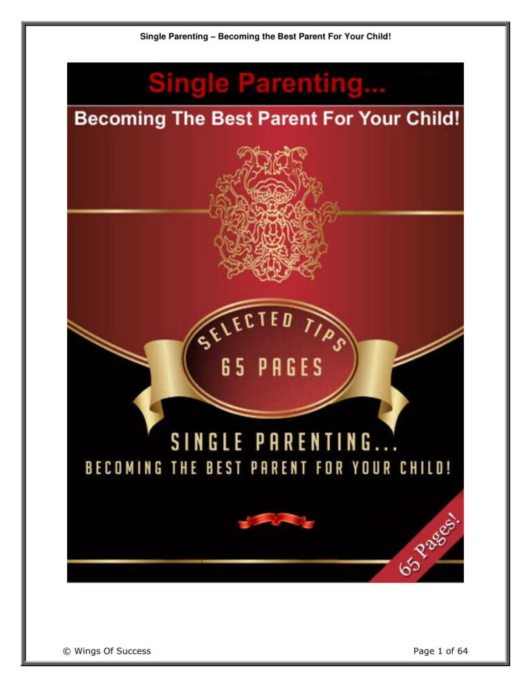 686ff433ad8e6 single parenting becoming the best parent for your child Kitap Kapağı