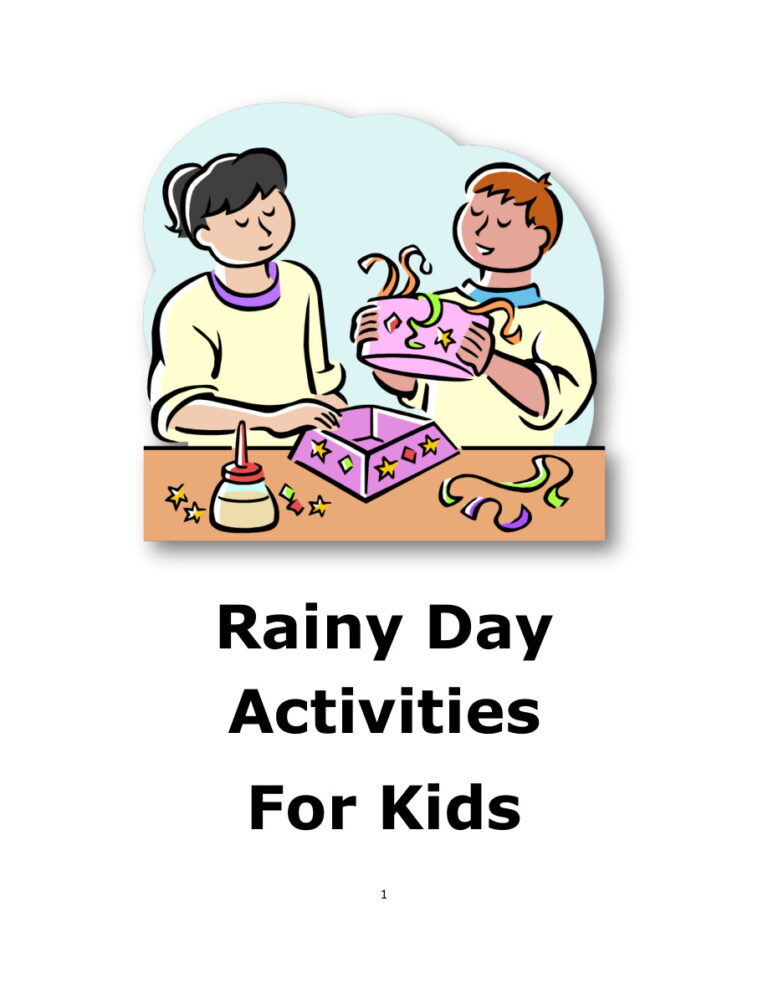 686ffdf8d4da4 rainy day activities for kids Kitap Kapağı