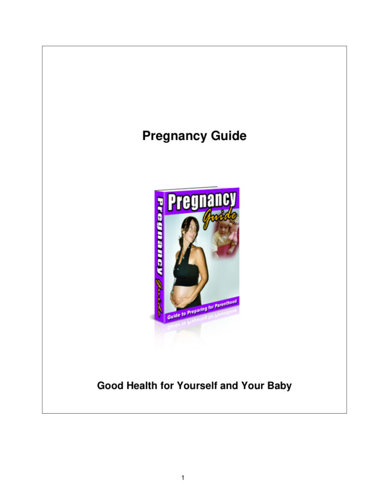 Pregnancy Guide PDF Download – Unknown Author