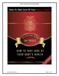 6870b12f67faa how to take care of your baby s health Kitap Kapağı