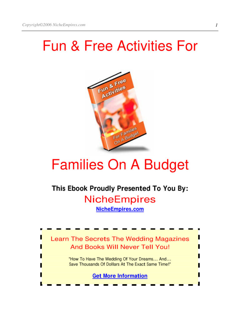 687128c4c7750 fun and free activities for families on a budget Kitap Kapağı