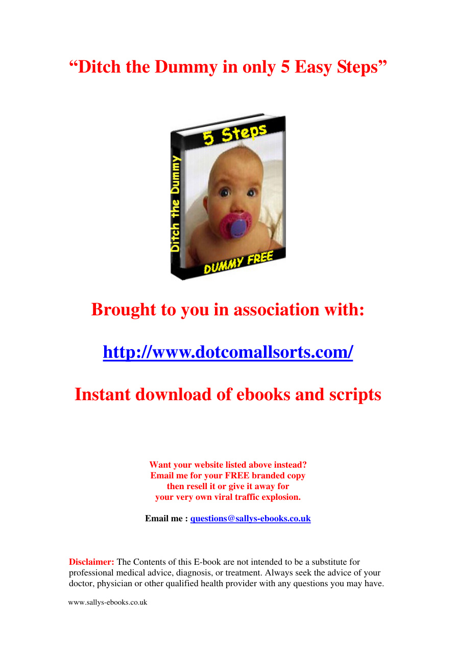 Ditch the Dummy PDF Download