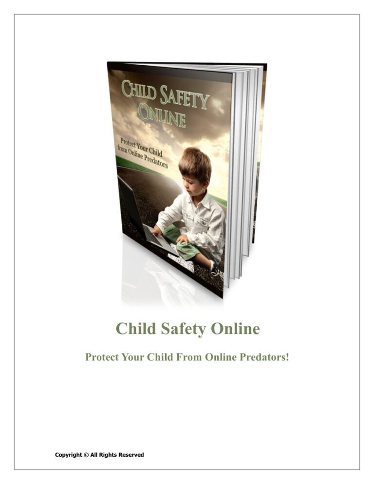 Child Safety Online PDF Download – Unknown Author