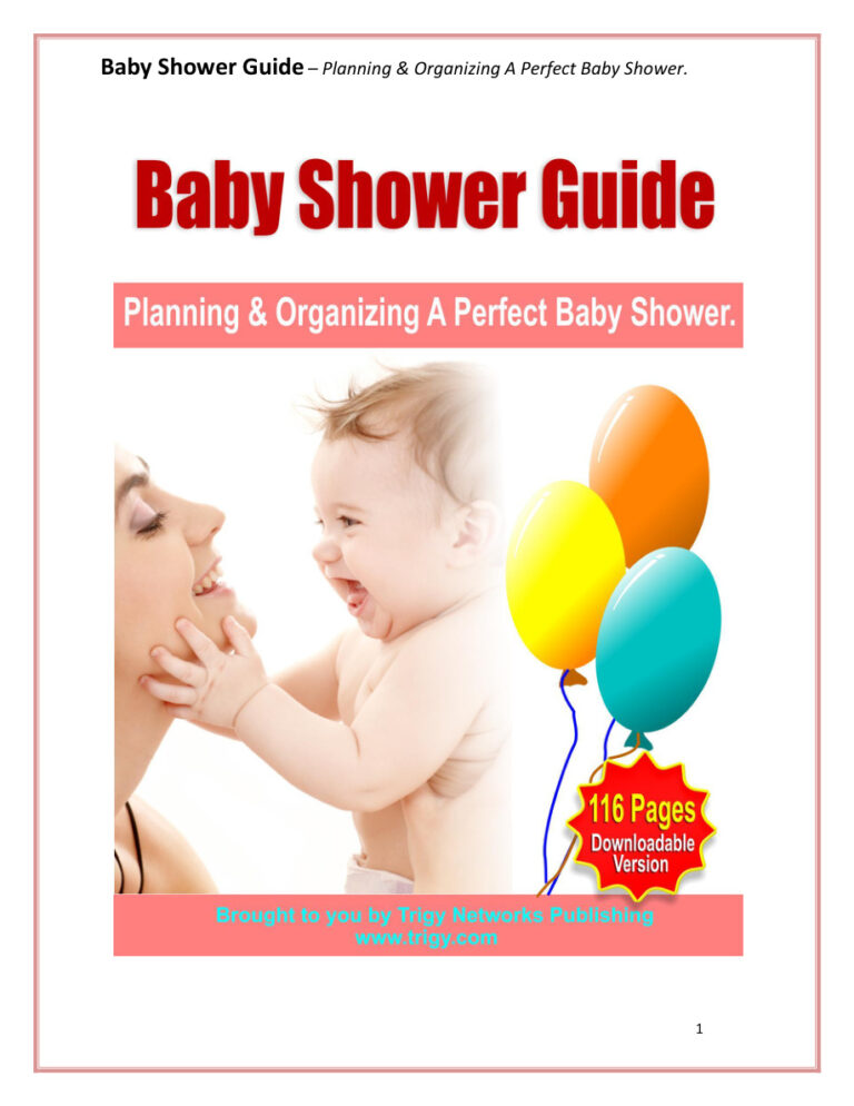 68752d87916c4 baby shower guide planning and organizing a perfect baby shower Kitap Kapağı
