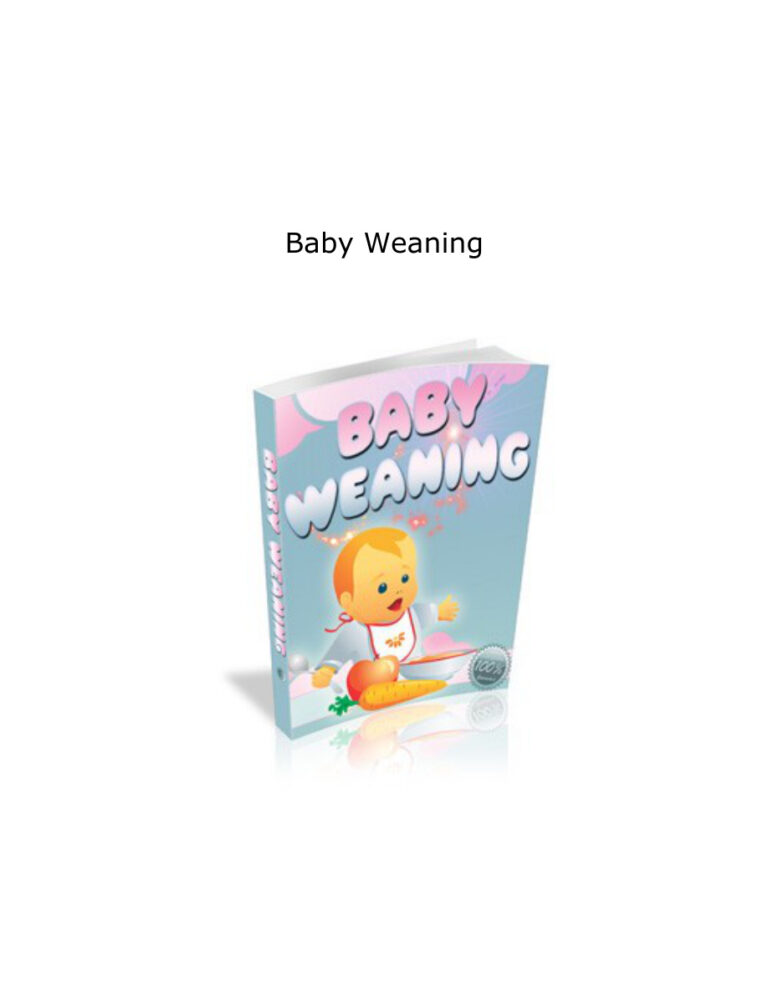 Baby Weaning PDF Download – Unknown Author