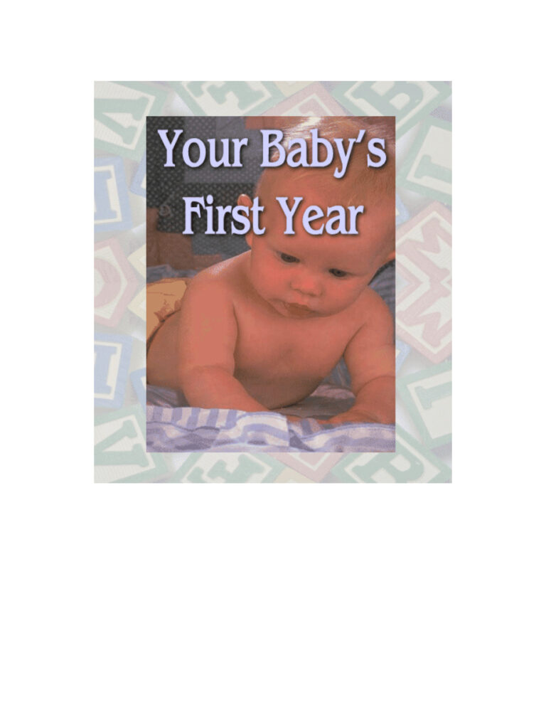 Baby’s First Year: How to Grow Up Big and Strong PDF Download – Unknown Author