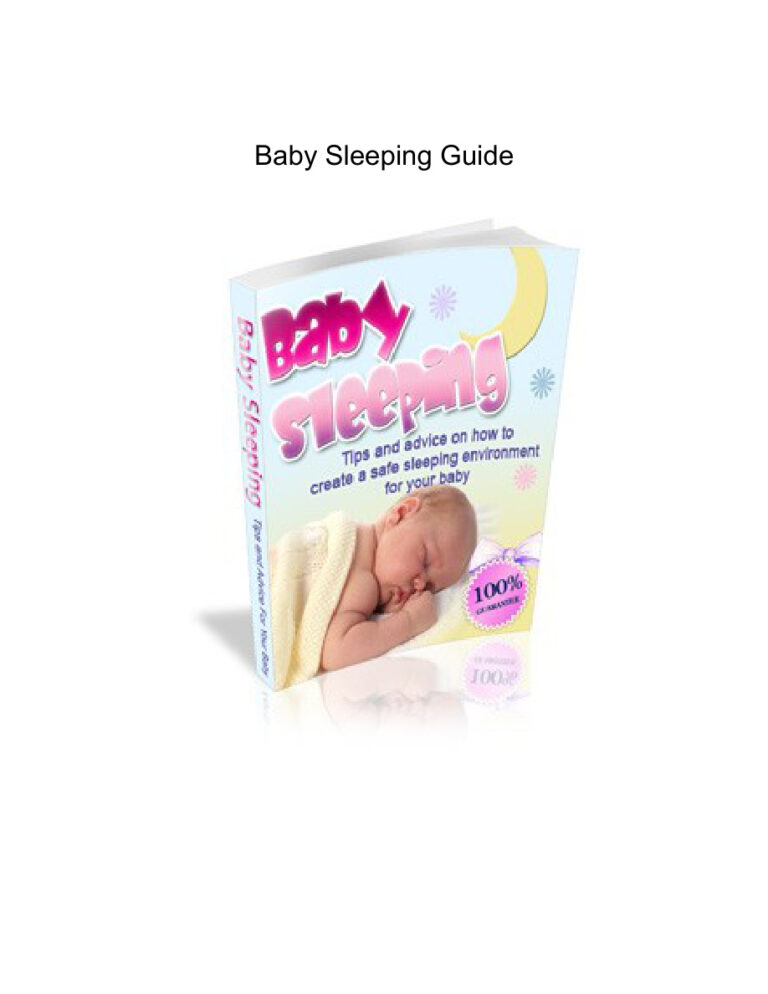 Baby Sleeping Guide PDF Download – Unknown Author