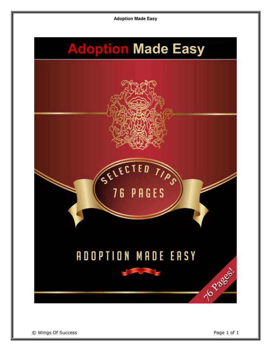Adoption Made Easy PDF Download