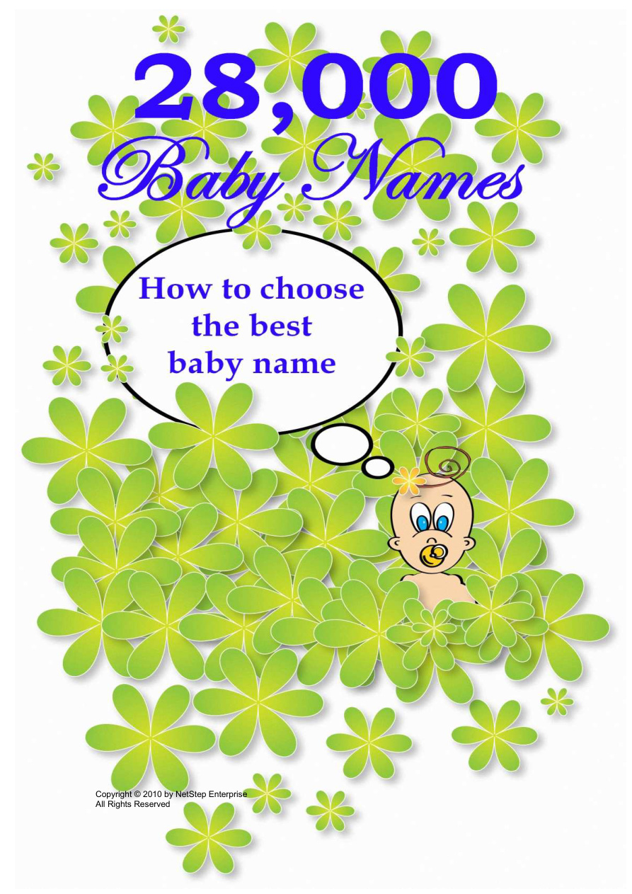 28,000 Baby Names PDF Download