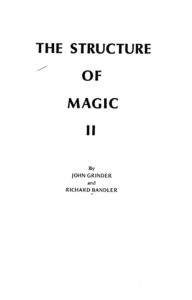 6876caaf8549c the structure of magic vol ii by richard bandler and john grinder Kitap Kapağı