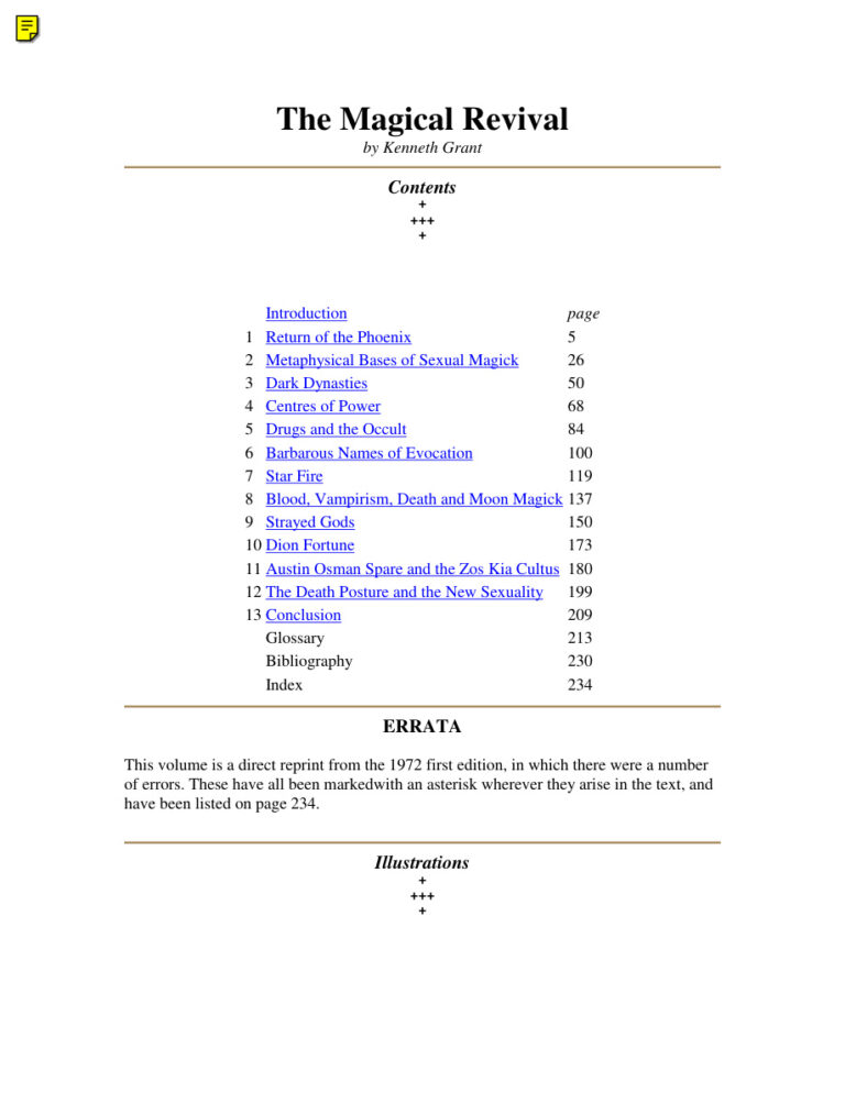 The Magical Revival PDF Download – Kenneth Grant