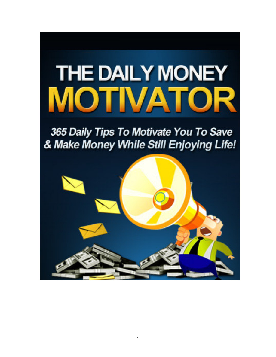 The Daily Money Motivator PDF Download