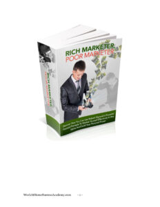 687ace20c3b3c rich marketer poor marketer discover how you can use robert kiyosaki Kitap Kapağı