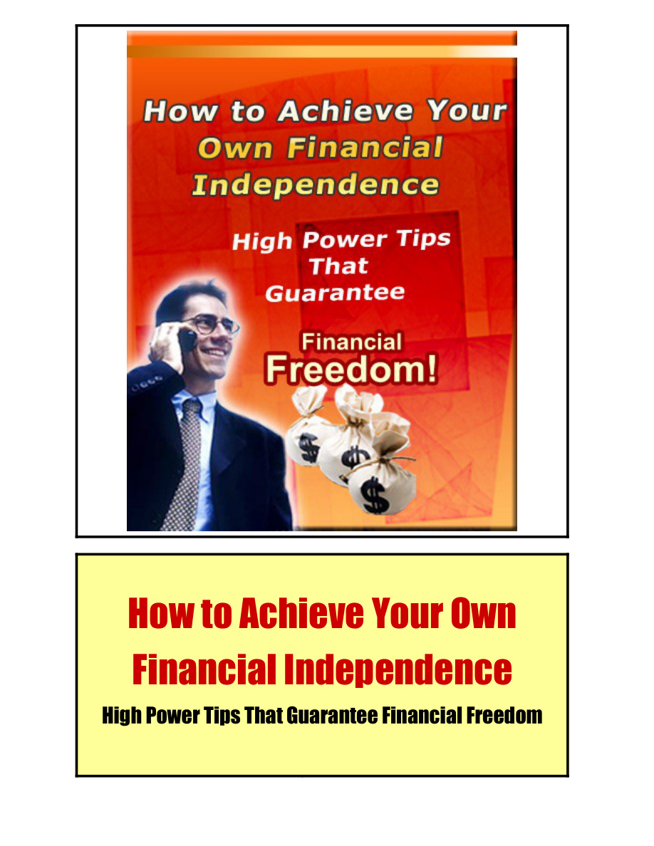 How to Achieve Your Own Financial Independence PDF Download