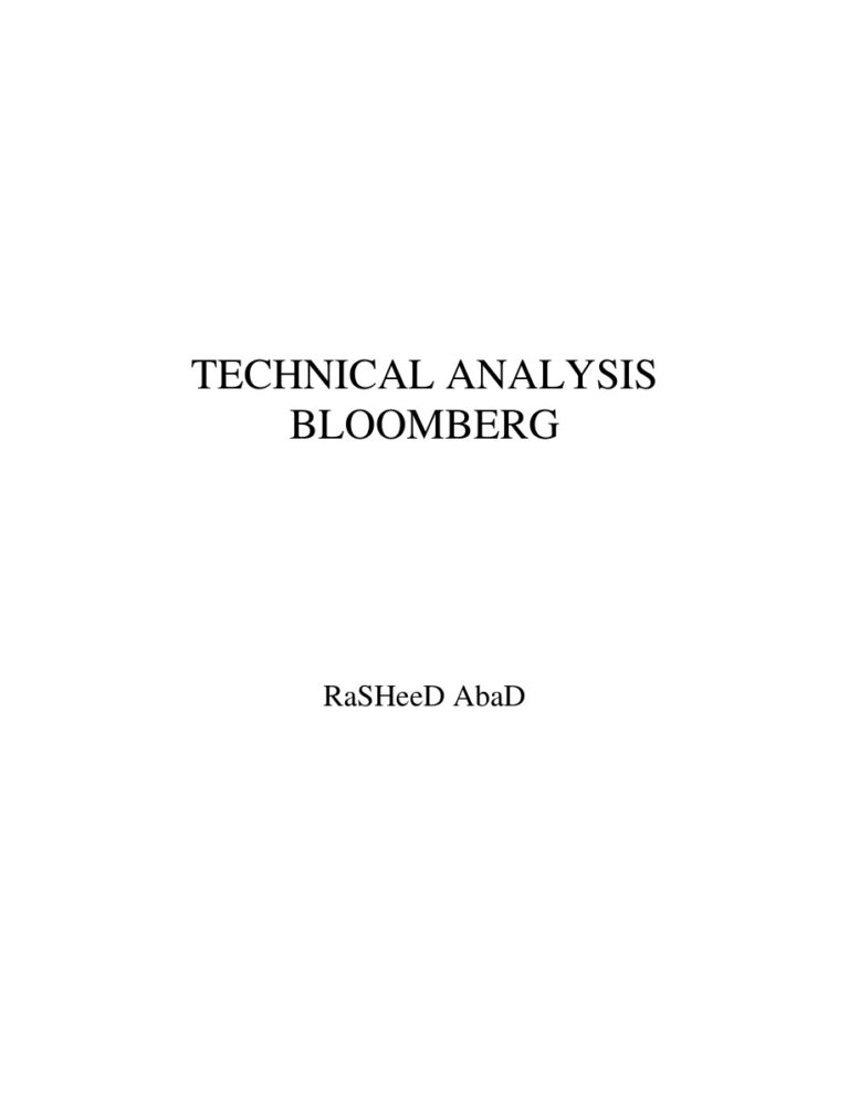 Technical Analysis PDF Download – Rasheed Abad