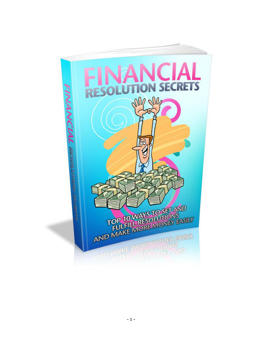 Financial Resolution Secrets PDF Download