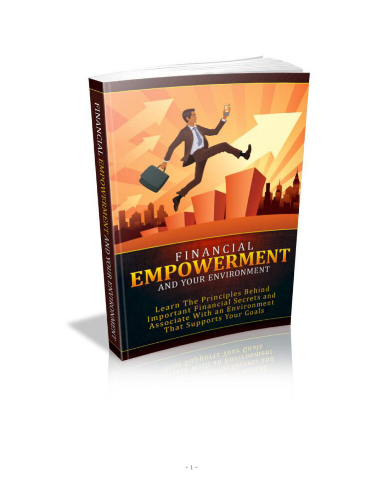 68820860eecb1 financial empowerment and your environment Kitap Kapağı