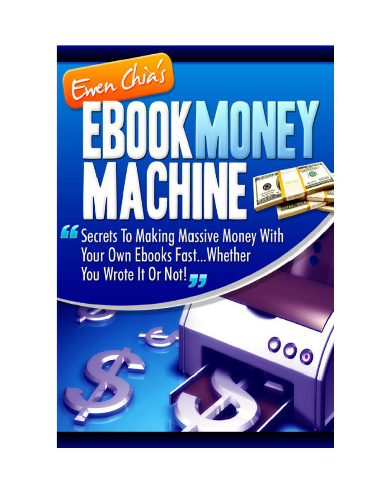 E-book Money Machine PDF Download – Unknown Author